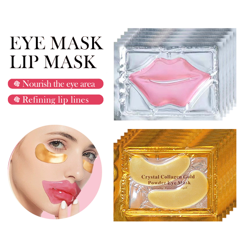 Skincare Qv - 10/20pcs Golden Crystal Collagen Eye Mask