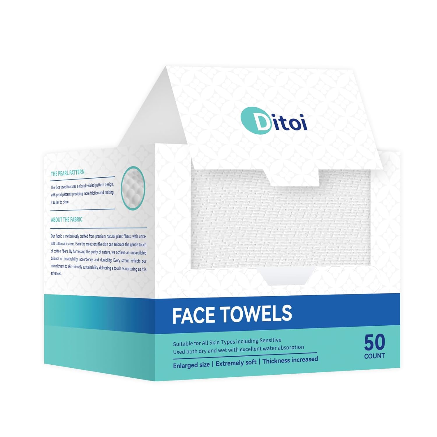 Xl Skincare - Ultra-Soft Disposable Face Towels 50ct XL