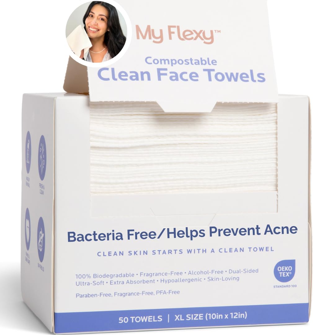Xl Skincare - XL Biodegradable Face Towels for Makeup