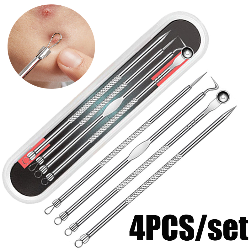 4pcs/set Acne Removal Needles  - Skincare Qv ulasan dan harga