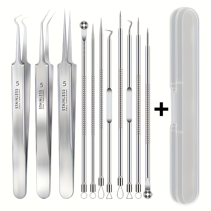 3/5/6/8pcs Stainless Steel Pim - Skincare Qv ulasan dan harga