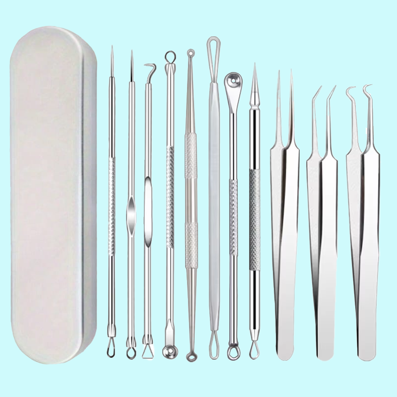 11Pcs/Set Acne Needle Blackhea - Skincare Qv ulasan dan harga