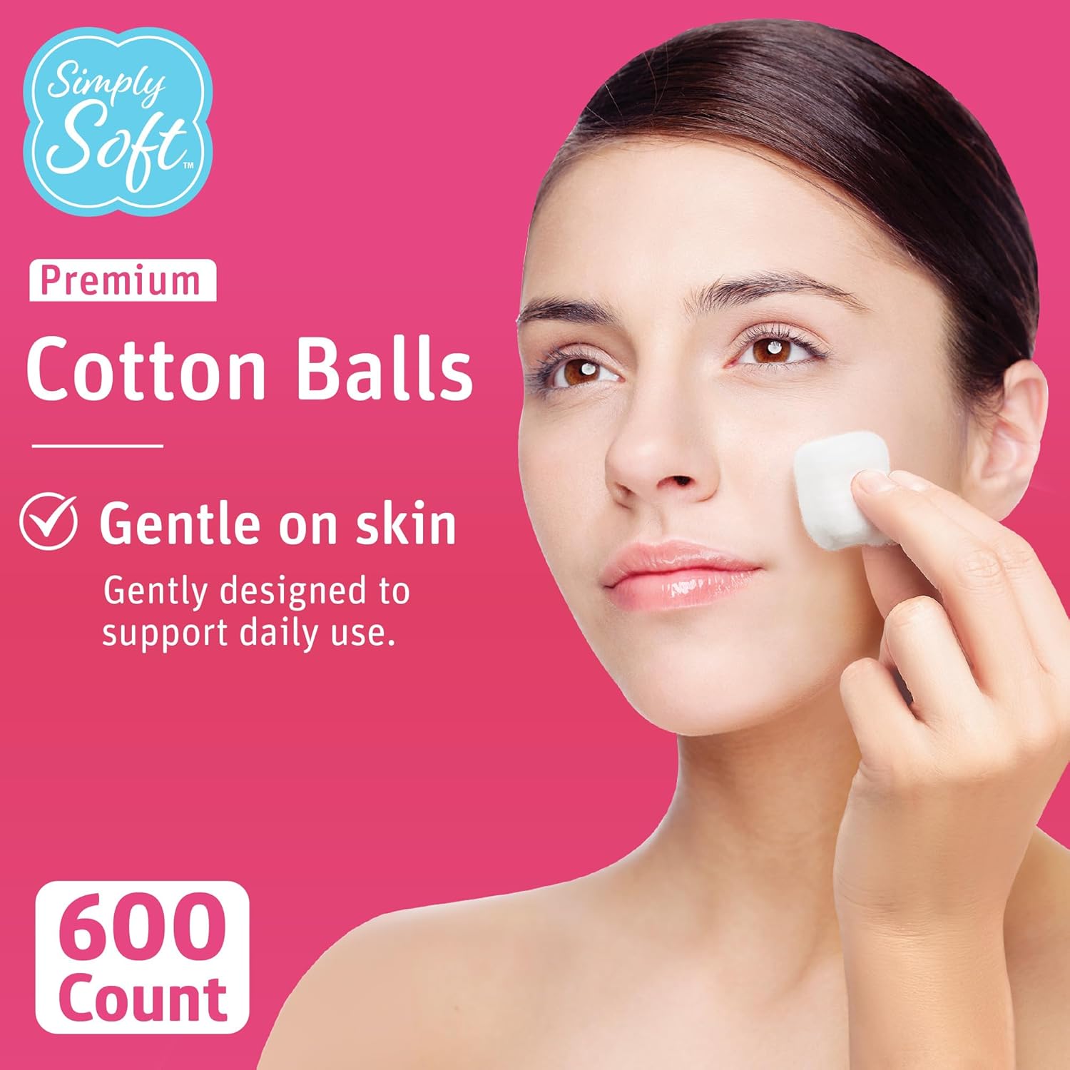 100% Pure Cotton Balls (600 Co - Xl Skincare ulasan dan harga