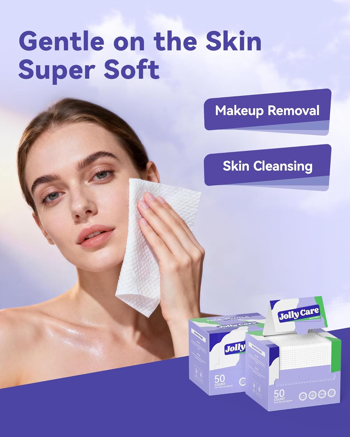 XL Disposable Face Towels 10x1 - Xl Skincare ulasan dan harga